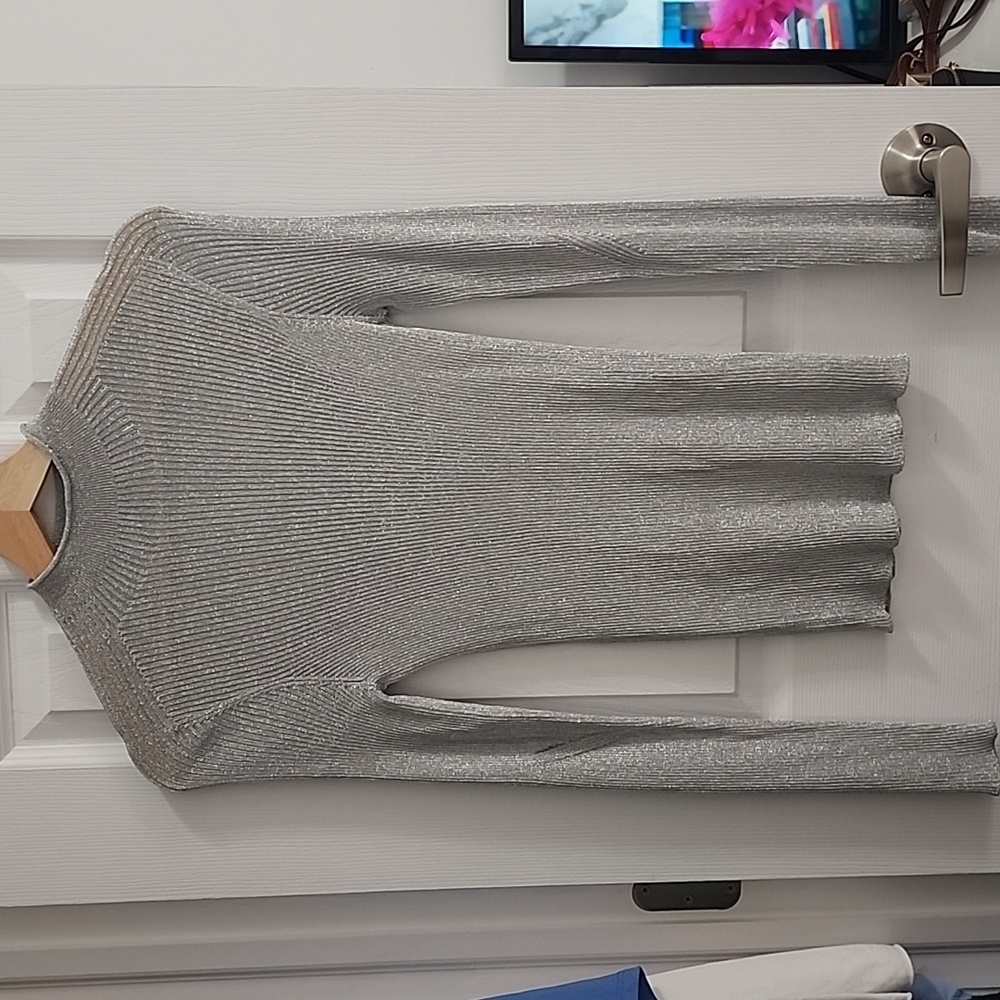 COS High Neck Ribbed Knit Sweater